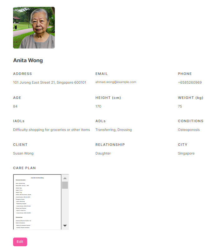 Mobile Caregiving App